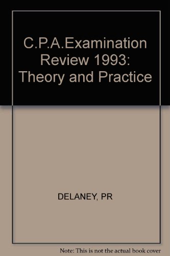 Stock image for Wiley CPA Examination Review, Theory and Practice for sale by Books From California