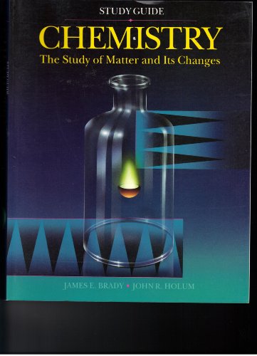 Beispielbild fr Chemistry, Study Guide: The Study of Matter and Its Changes zum Verkauf von HPB-Red