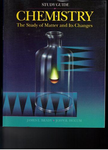 Imagen de archivo de Chemistry, Study Guide: The Study of Matter and Its Changes a la venta por HPB-Red