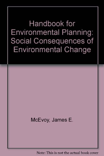 Beispielbild fr Handbook for environmental planning: The social consequences of environmental change zum Verkauf von Solr Books