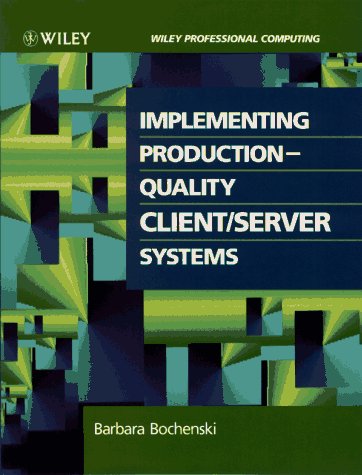 Imagen de archivo de Implementing Production-Quality Client Server Systems a la venta por Better World Books