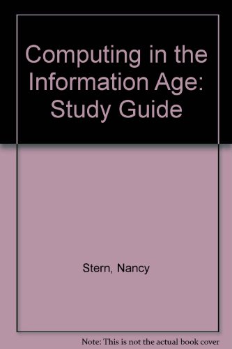 Beispielbild fr Computing in the Information Age with Study Guide zum Verkauf von POQUETTE'S BOOKS