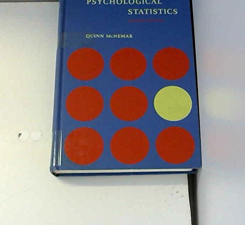 Beispielbild fr Psychological Statistics zum Verkauf von Better World Books