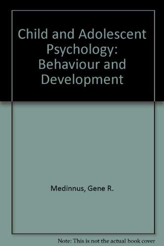 9780471590224: Child and Adolescent Psychology