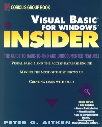 9780471590927: Visual Basic for Windows Insider/Book and Disk