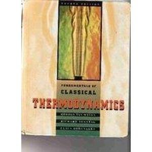 Imagen de archivo de Fundamentals of Classical Thermodynamics a la venta por BooksRun