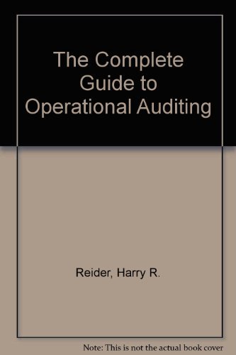 Imagen de archivo de The Complete Guide to Operational Auditing a la venta por HPB-Red