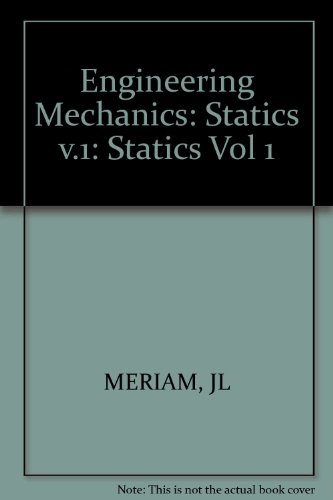 9780471594604: Statics (v.1) (Engineering Mechanics)