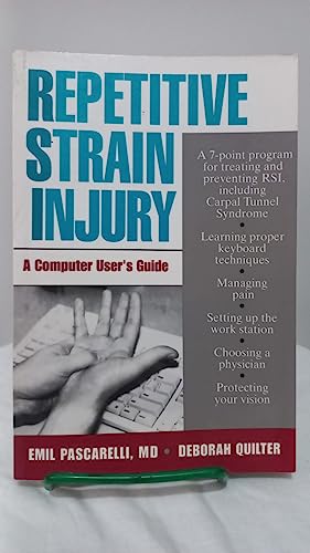 9780471595335: Repetitive Strain Injury: A Computer User's Guide