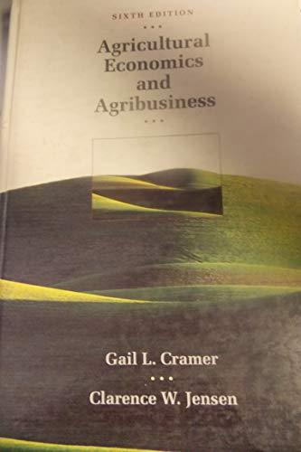 Imagen de archivo de Agricultural Economics and Agribusiness a la venta por Better World Books