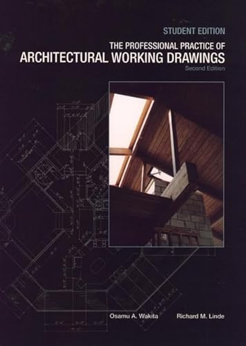 Imagen de archivo de The Professional Practice of Architectural Working Drawings a la venta por Better World Books: West