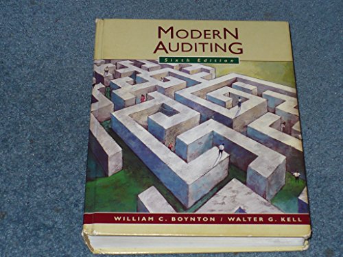 Stock image for Modern Auditing, 6th Edition for sale by Austin Goodwill 1101