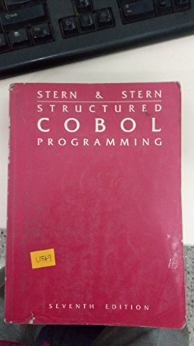 9780471597476: Structured Cobol Programming