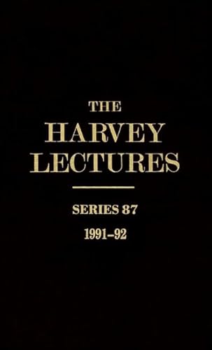 Beispielbild fr Harvey Lecture Series 1987, 1991-1992 zum Verkauf von Better World Books