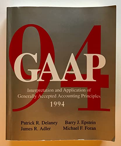 Beispielbild fr GAAP: Interpretation and Application (WILEY GAAP) zum Verkauf von HPB-Red