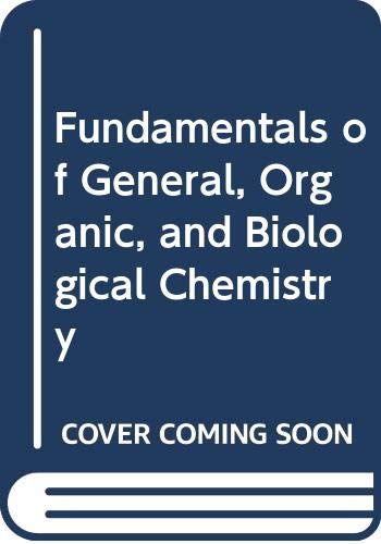 Stock image for Fundamentals of General, Organic, and Biological Chemistry for sale by HPB-Red