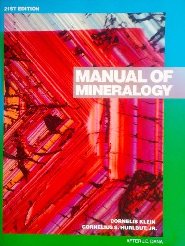 9780471599555: Manual of Mineralogy