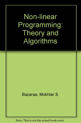 9780471599739: Non-linear Programming: Theory and Algorithms