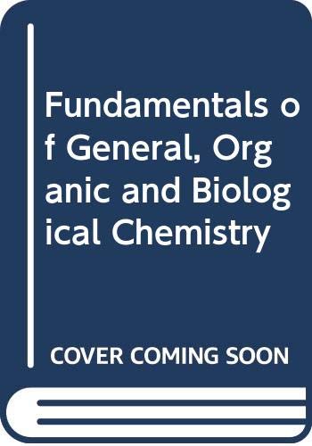 9780471599814: Fundamentals of General, Organic, and Biological Chemistry