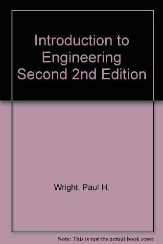 Beispielbild fr Introduction to Engineering zum Verkauf von ThriftBooks-Atlanta