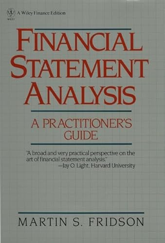 Imagen de archivo de Financial Statement Analysis: A Practitioners Guide (Wiley Finance) a la venta por Red's Corner LLC