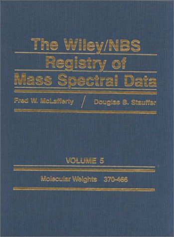 Wiley/NBS Registry of Mass Spectral Data V5 (9780471602675) by McLafferty; Stauffer