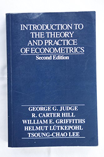 9780471602729: Introduction to the Theory and Practice of Econometrics