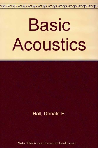 9780471603870: Basic Acoustics