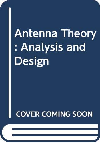 9780471606390: Antenna Theory: Analysis and Design