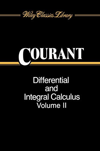 Beispielbild fr Differential Integral Calculus Volume II: 2 (Wiley Classics Library) zum Verkauf von AwesomeBooks