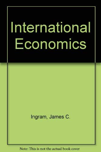 Stock image for International Economics for sale by Wonder Book