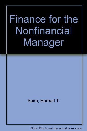 9780471610595: Finance for the Nonfinancial Manager