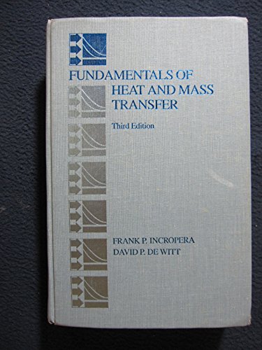 Stock image for Fundamentals of Heat and Mass Transfer for sale by Jenson Books Inc