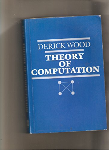 9780471613091: Theory of Computation