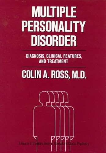 Imagen de archivo de Multiple Personality Disorder : Diagnosis, Clinical Features, and Treatment a la venta por Better World Books