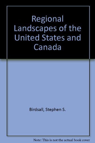 9780471616467: Regional Landscapes of the United States and Canada