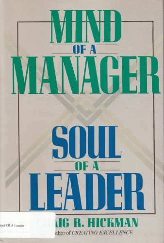 Imagen de archivo de Mind of a Manager Soul of a Leader a la venta por Red's Corner LLC