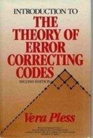 9780471618843: Introduction to the Theory of Error-Correcting Codes (Wiley Interscience Series in Discrete Mathematics)