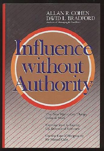 Beispielbild fr Influence Without Authority zum Verkauf von Better World Books