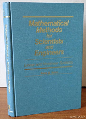 Beispielbild fr Mathematical Methods for Scientists and Engineers: Linear and Nonlinear Systems zum Verkauf von ThriftBooks-Dallas