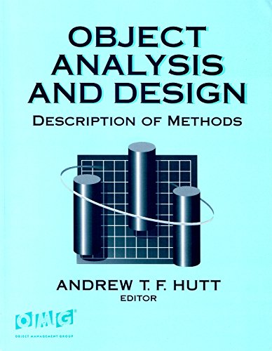 Stock image for Object Analysis and Design: Description of Methods for sale by Wonder Book