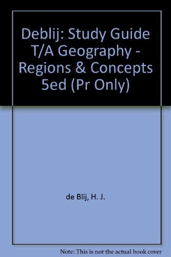 Stock image for Geography, Study Guide: Regions and Concepts for sale by Wonder Book