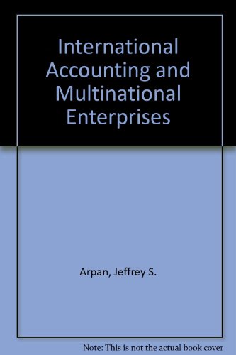 9780471626206: International Accounting and Multinational Enterprises