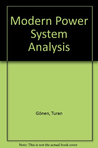 9780471628026: Modern Power System Analysis