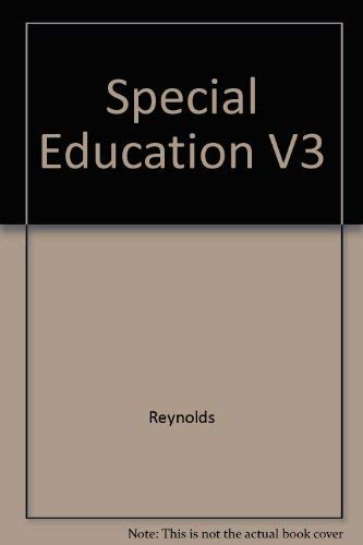 Stock image for Encyclopedia of Special Education : A Reference for the Education of the Handicapped and Other Exceptional Children and Adults for sale by Better World Books