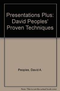 9780471631033: Presentations Plus: David Peoples' Proven Techniques