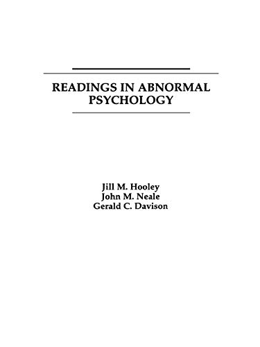 Imagen de archivo de Readings In Abnormal Psychology a la venta por AwesomeBooks