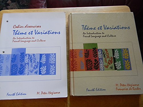 Stock image for Thème et Variations: An Introduction to French Language and Culture, 4th Edition for sale by BooksRun
