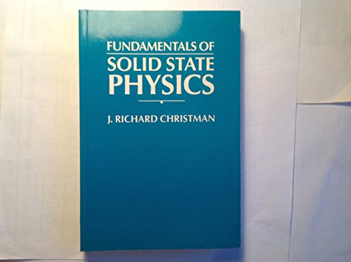 9780471633587: Fundamentals of Solid State Physics