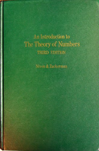 Imagen de archivo de An Introduction to the Theory of Numbers a la venta por HPB-Red